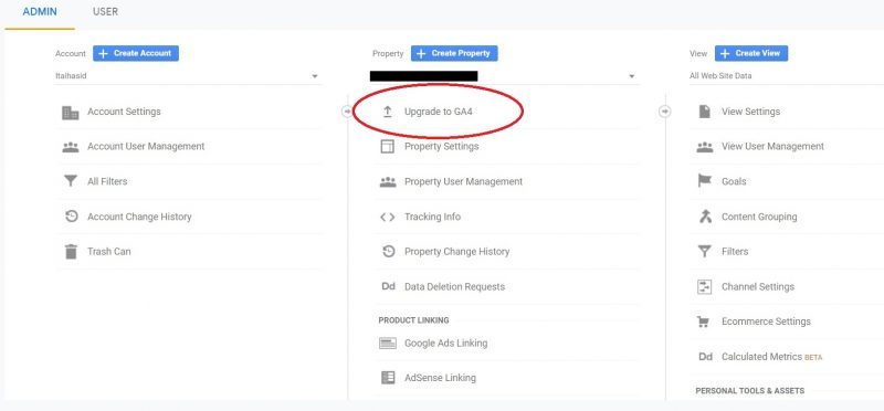 Upgrade to GA4